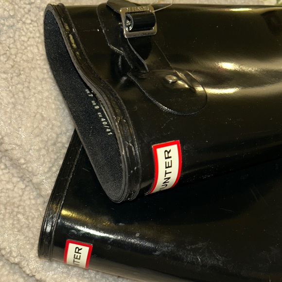 Hunter Glossy Black Boots🥳🥳❌❌ - Picture 3 of 7